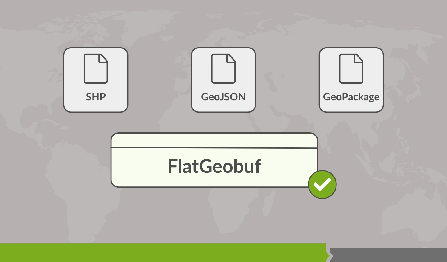 Vergleich von Geodatenformaten: SHP, GeoJSON, GeoPackage und FlatGeobuf
