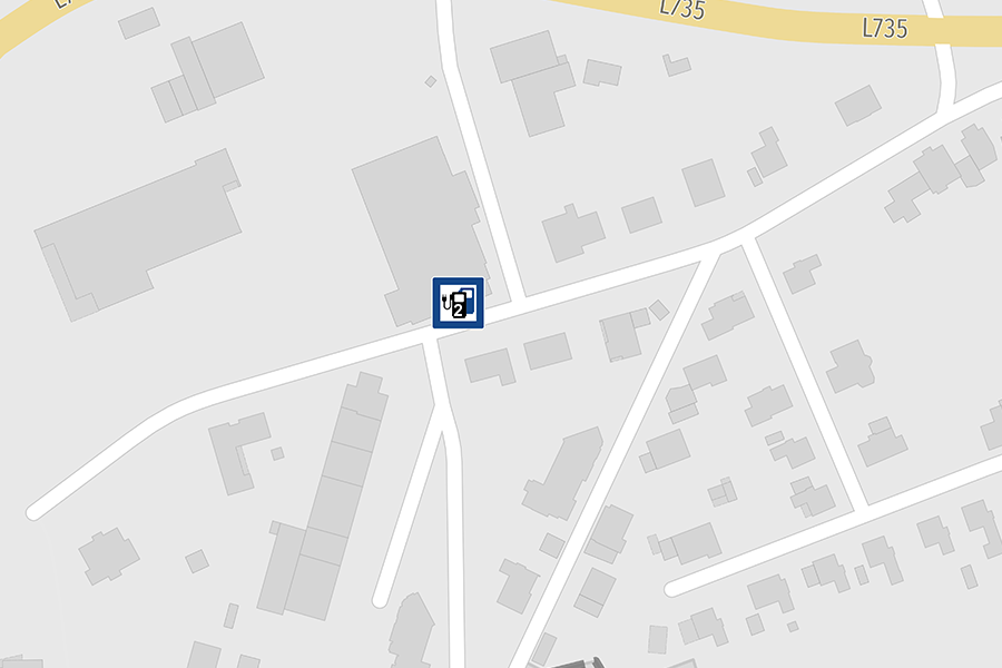 Karte von Warstein mit markierten Standorten für E-Ladesäulen